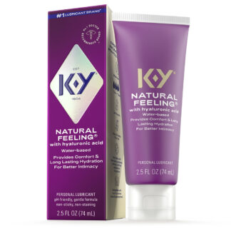 K-Y Natural Feeling With Hyaluronic Acid 2.5 oz.