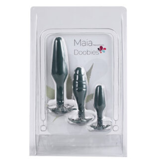 Doobies Pot Leaf Anal Trainer Silicone Set