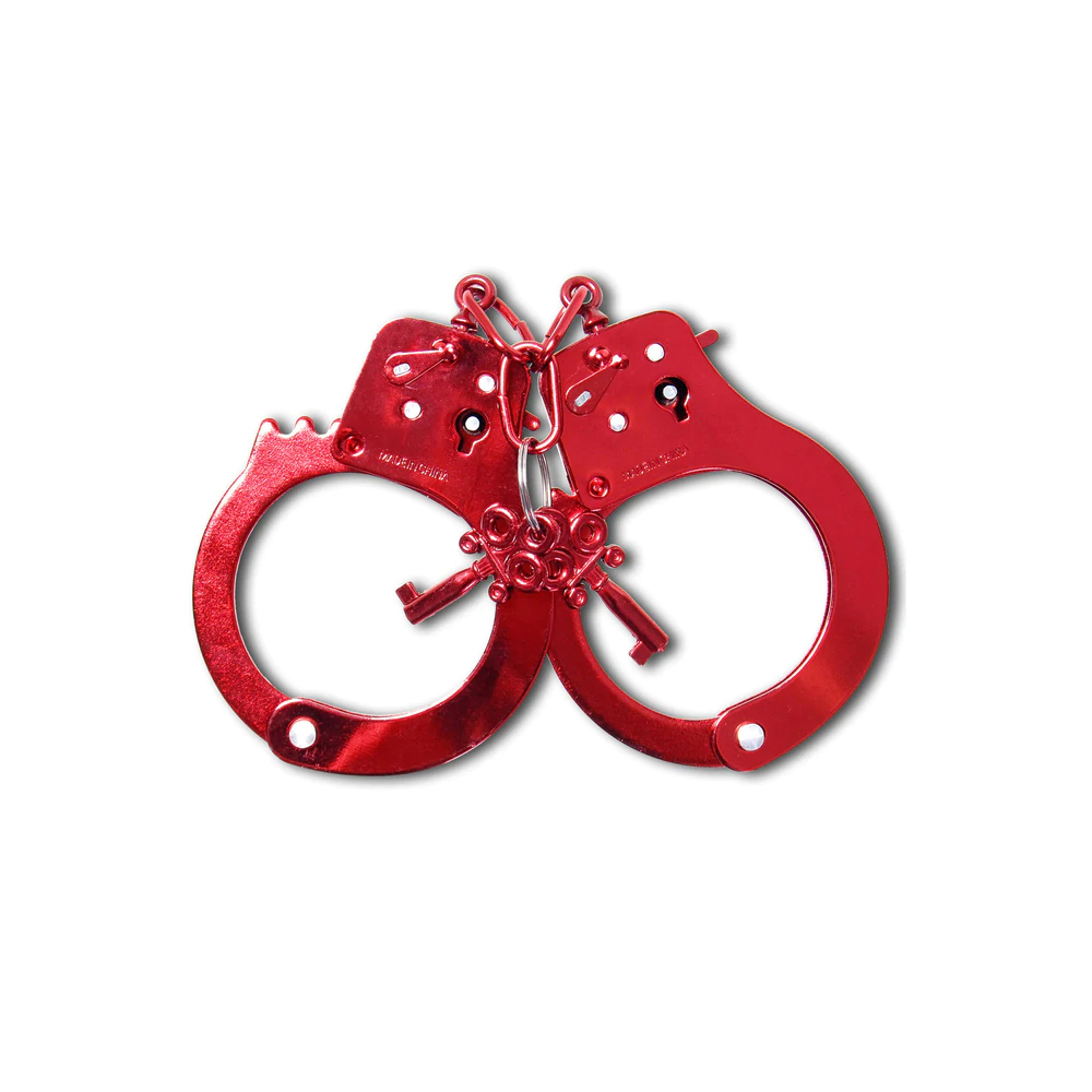 Fetish Fantasy Series Anodized Cuffs Red - Image 2
