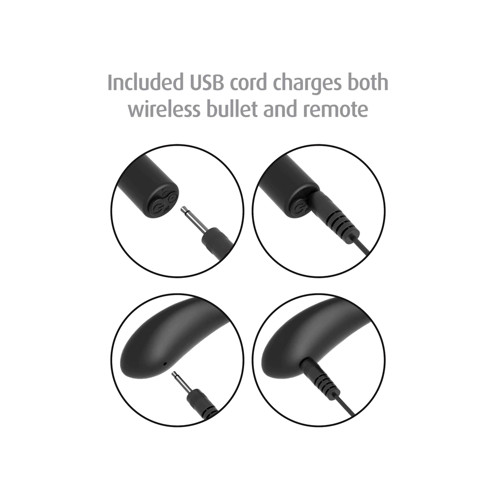 Anal Fantasy Collection Remote Control Silicone Plug Black - Image 3