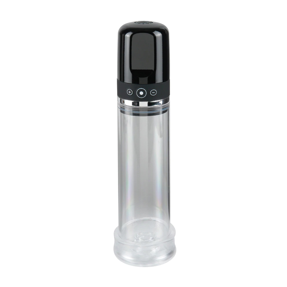 Pump Worx Rechargeable 3-Speed Auto-Vac Penis Pump Black - Image 2