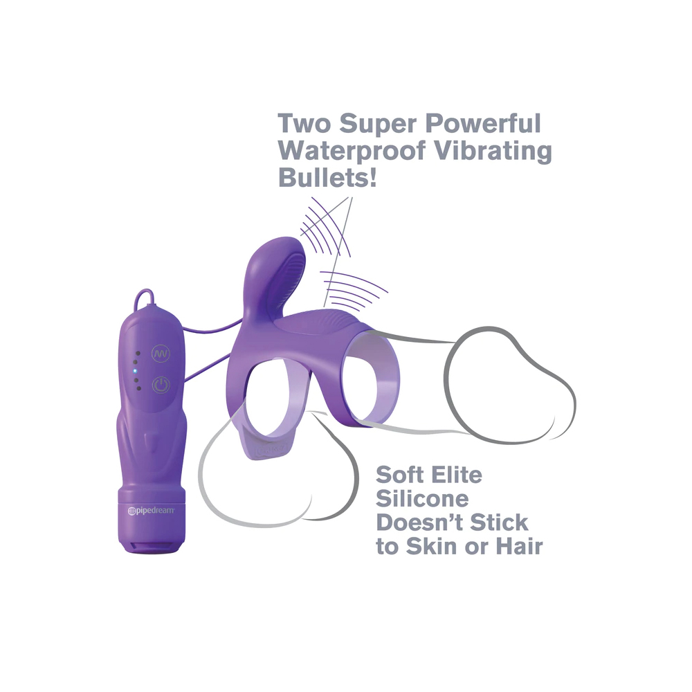 Fantasy C-Ringz Ultimate Couples Cage Purple - Image 3