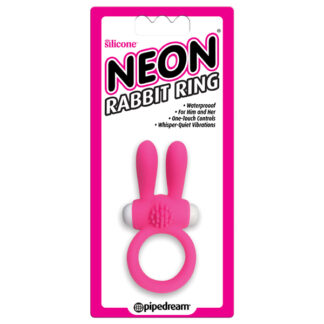 Neon Rabbit Ring Pink
