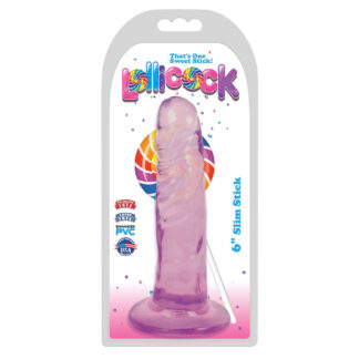 Lollicock 6" Slim Stick Grape Ice