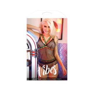 I'd Hit That Caged Cami & Cheeky Panty - M/L Boxed