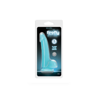 Firefly Smooth Glowing Dong 5" Blue