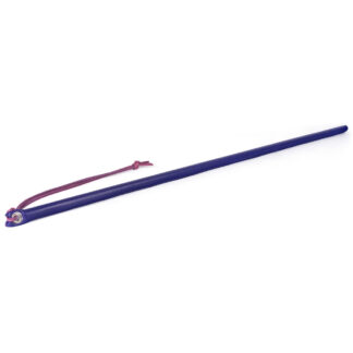 24" Leather Wrapped Cane Purple