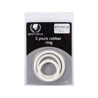 Rubber C-Ring Set 1.25 1.5 2''- White