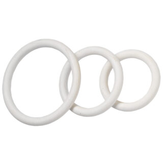Nitrile C-Ring Set 1.25 1.5 2" - White