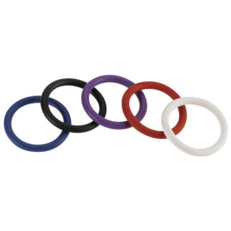 1.5" Nitrile C-Rings - Rainbow