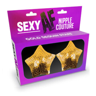 Sexy Af Nipple Gold Stars