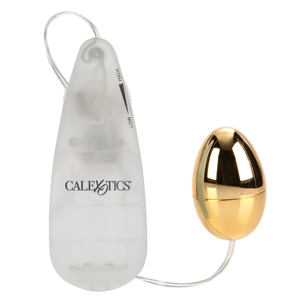 Pocket Exotics Vibrating Gold Egg Gold - Image 2