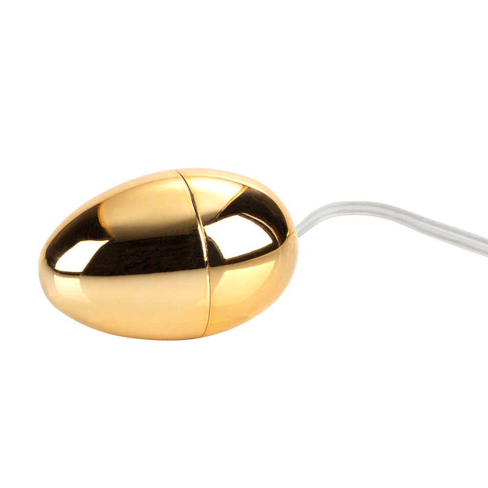Pocket Exotics Vibrating Gold Egg Gold - Image 3
