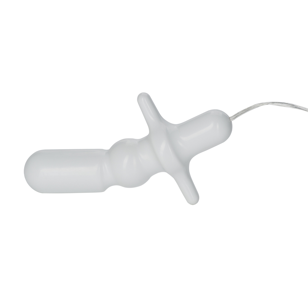 Pocket Exotics Vibrating Anal "T" Vibe Gray - Image 3