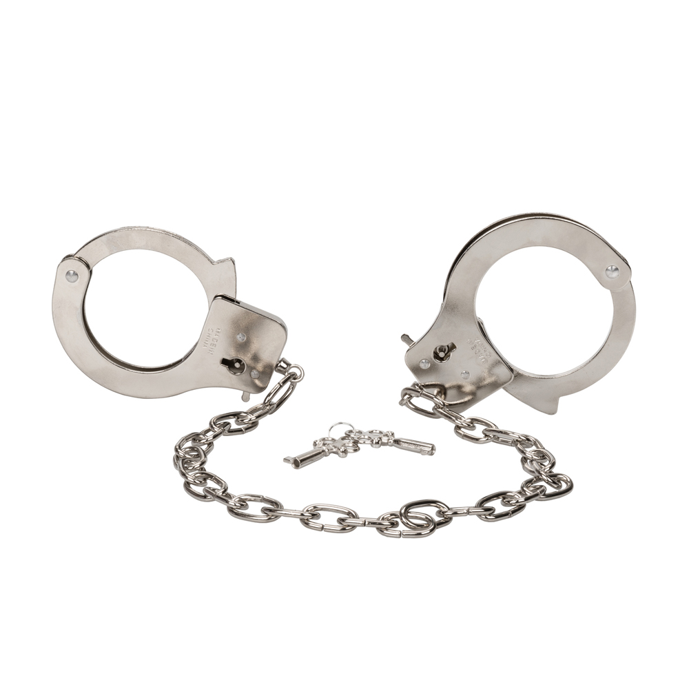Chrome Hand Cuffs Silver - Image 2