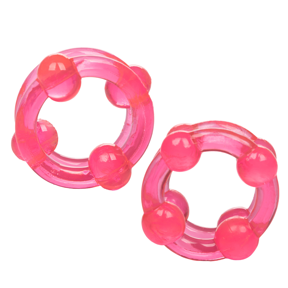 Island Rings Double Stacker Pink - Image 2