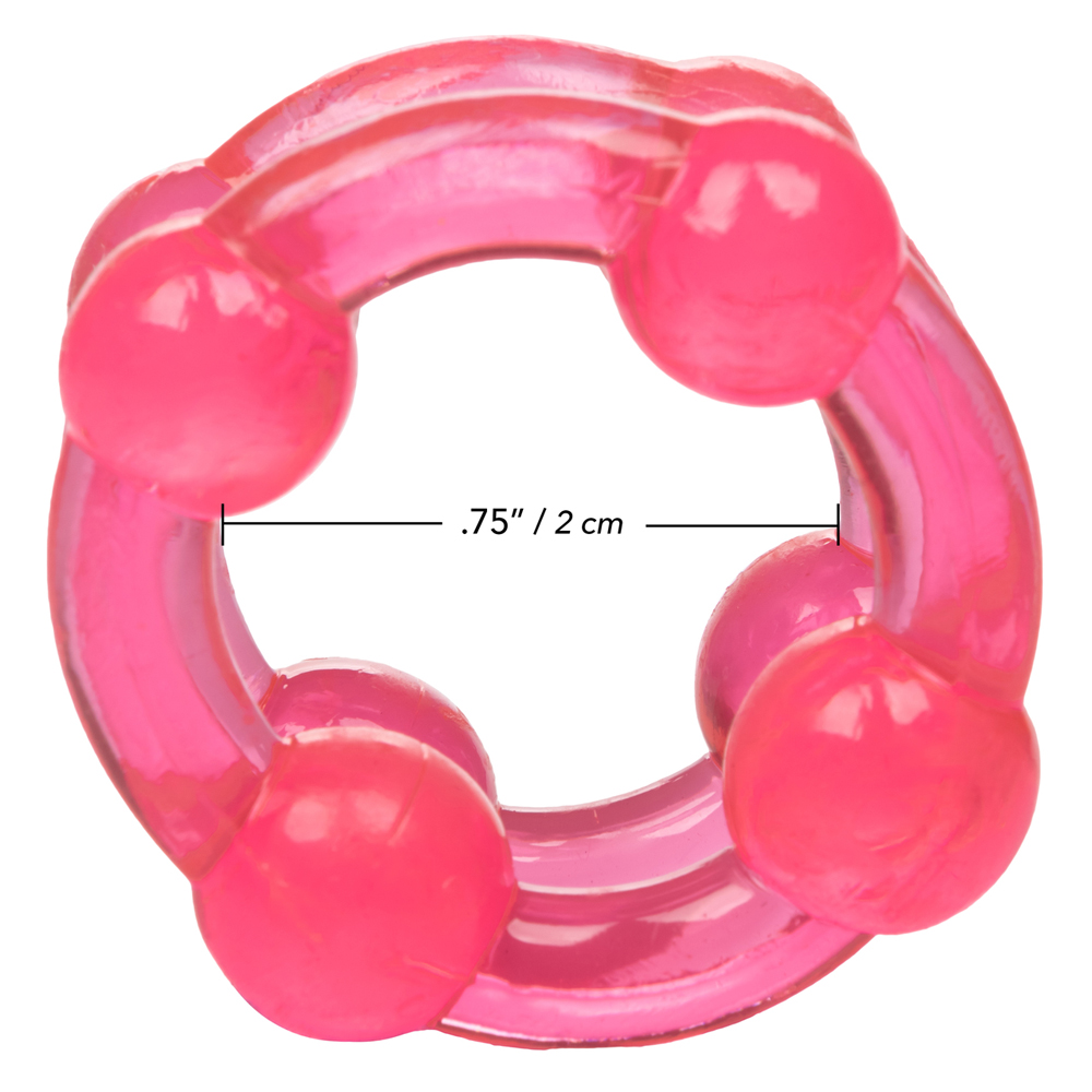 Island Rings Double Stacker Pink - Image 3