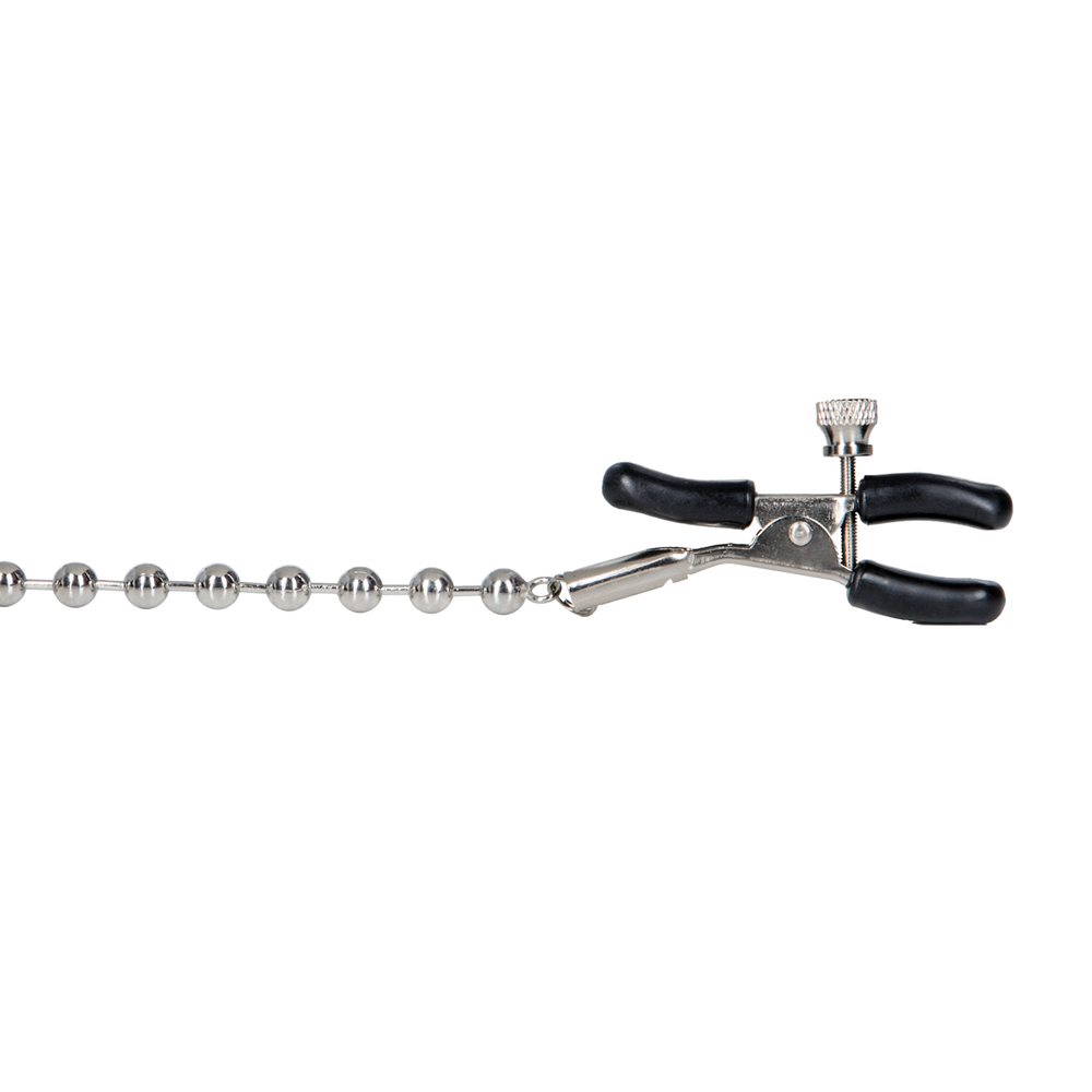 Nipple Play Silver Beaded Nipple Clamps Silver - Image 3