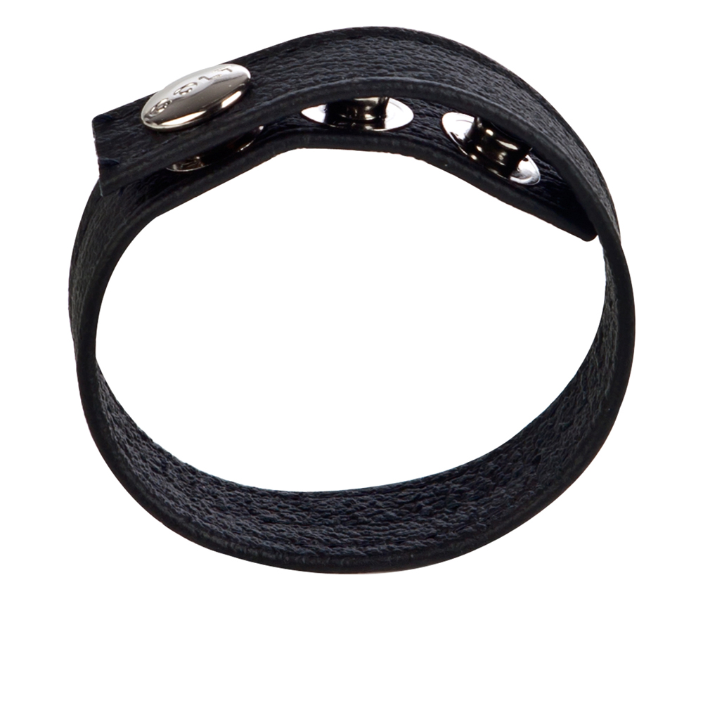 Colt Leather C/B Strap Adjustable 3-Snap Black - Image 2