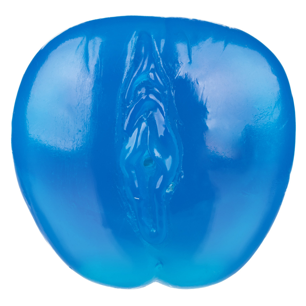 Basic Essentials Beaded Masturbator Blue - Image 3