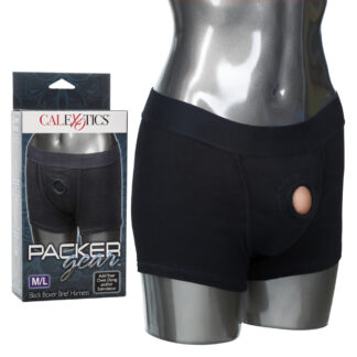 Packer Gear Black Boxer Brief Harness M/L