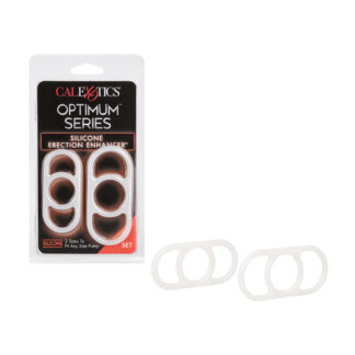 Optimum Series Silicone Erection Enhancer Set White