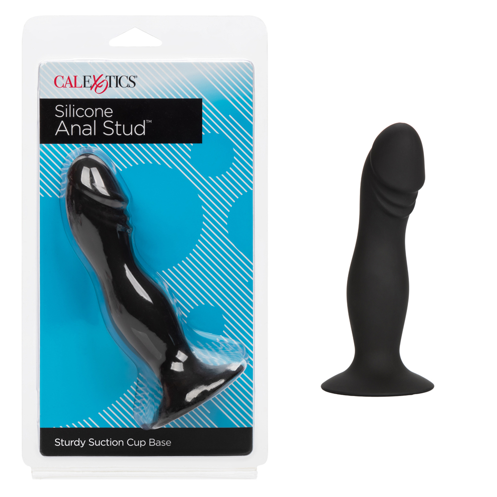 Silicone Anal Stud Black