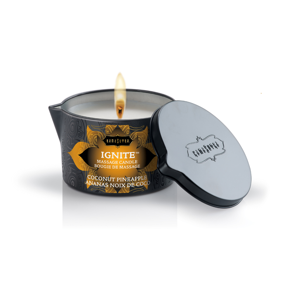 Massage Candle Coconut Pineapple 6 oz. - Image 2