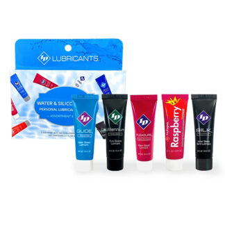 ID Sensual Lubricants Assorted Sampler 5Pk