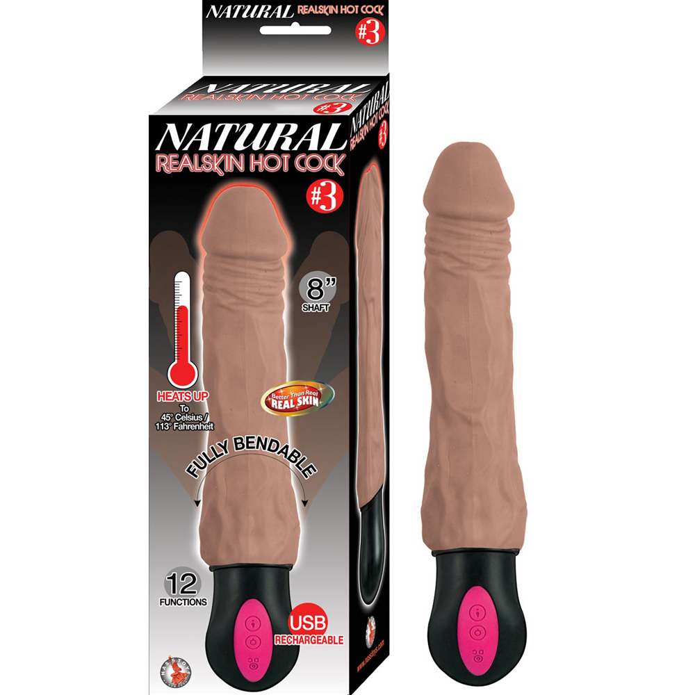 Natural Realskin Hot Cock #3 Brown
