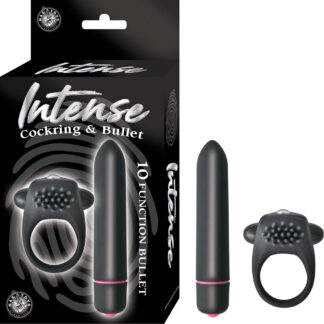 Intense Cockring & Bullet Black