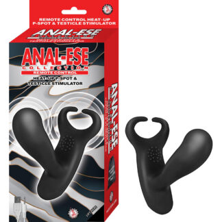 Anal-Ese Collection Remote Control Heat-Up P-Spot & Testicle Stimulator Black