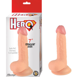 Hero 7" Straight Cock