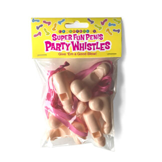 Super Fun Penis Party Whistles 6 Pack