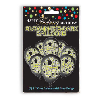 Happy F'Ing Birthday Glow Balloons
