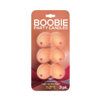 Boobie Party Candles 3Pk