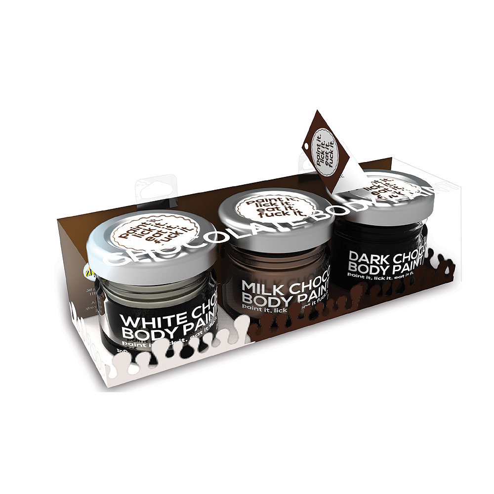 Erotic Chocolate Body Paints 3 Pack