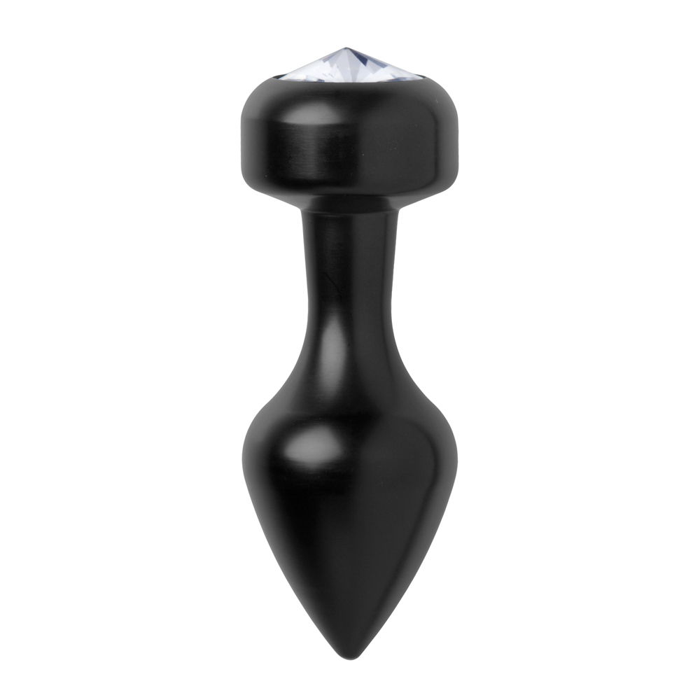 Master Series Spade Petite Jewel Aluminum Anal Plug - Image 2