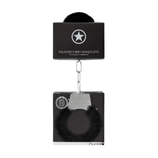 Ouch! Pleasure Handcuffs Furry Black